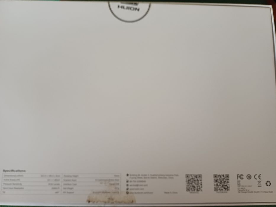 Mesa digitalizadora com caneta Huion Inspiroy H950P