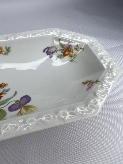 Półmisek Rosenthal Selb-Bavaria biała Maria kwiaty L19