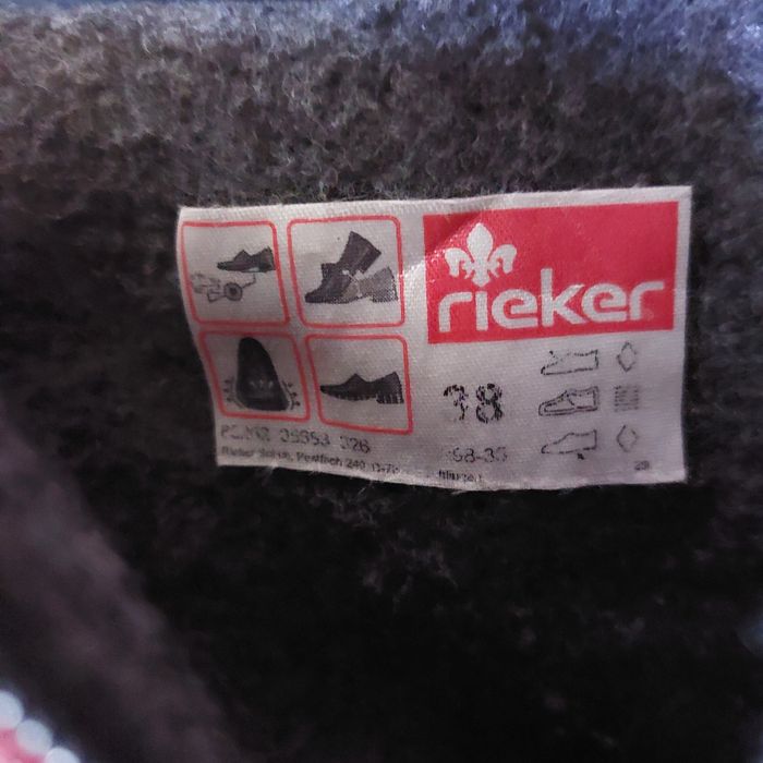 Skórzane kowbojki marki Rieker