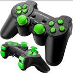 Gamepad PC USB Esperanza Warrior Czarno-Zielony z Wibracjami