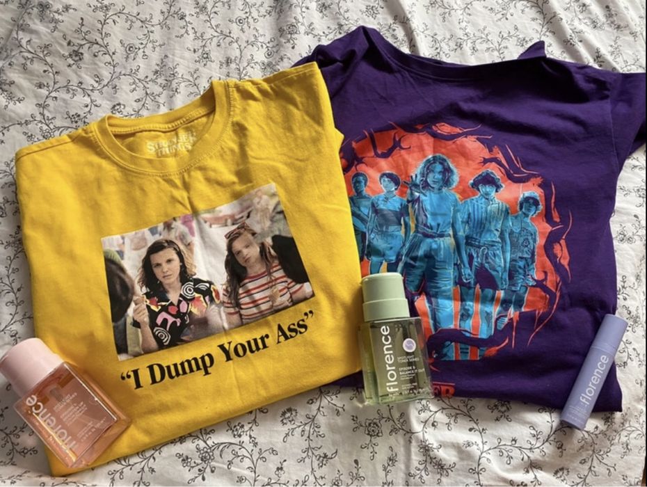 zestaw bluzek stranger things