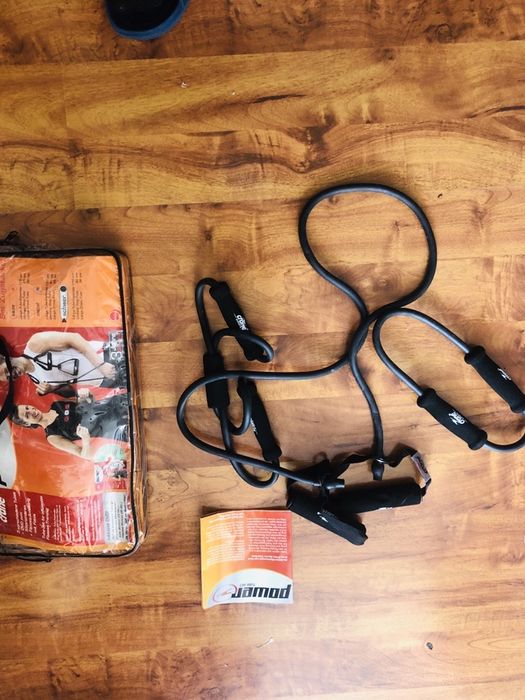 Zestaw gum oporowych +rolka do rollowania/ masażu