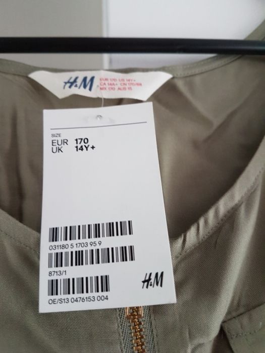 Kombinezon h&m Rozmiar z metki 170. Nowy