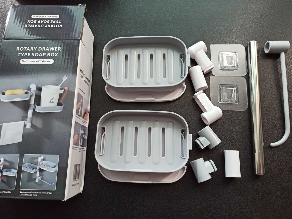 Полочки, органайзеры, держатели, мыльницы для ванной. Пробки, коврики.