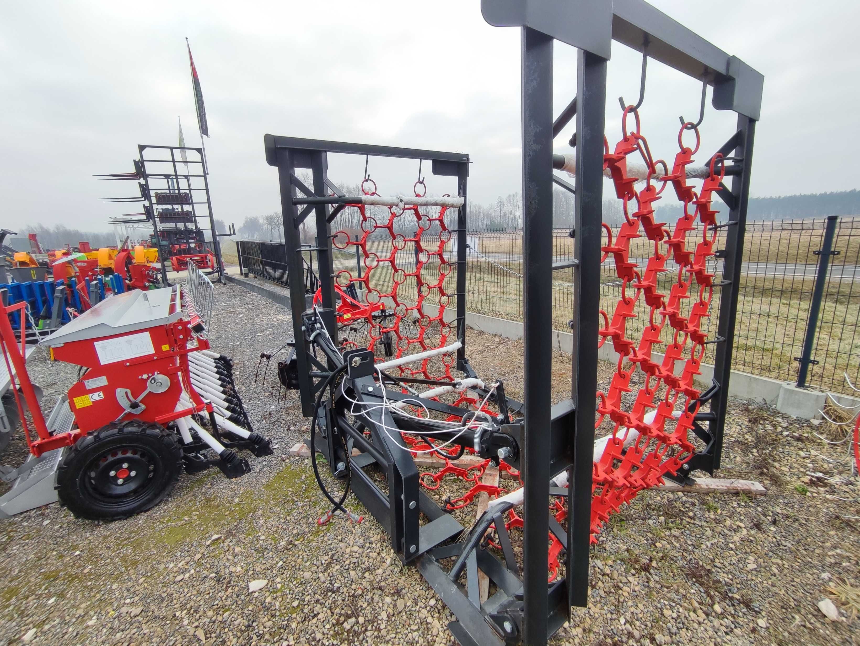 Metal Technik ! Włóka Łąkowo Polowa Do Ciągnika ! Dostawa.,