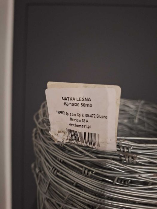 Siatka leśna na ogrodzenie tymczasowe.