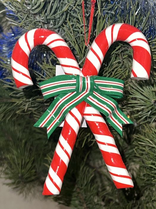 Декоративна підвіска з гліттером Льодяник