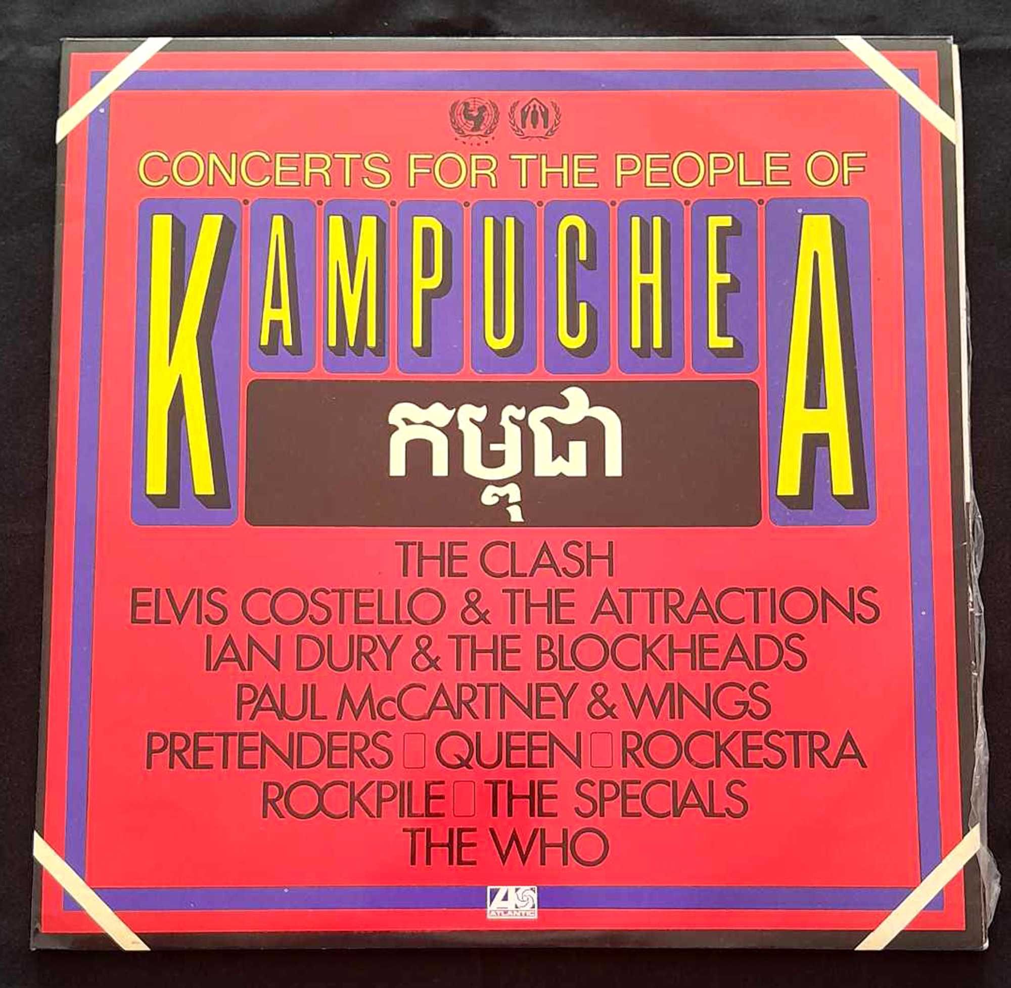LP duplo Concerts for the People of Kampuchea, 1981  ESTADO IMPECÁVEL