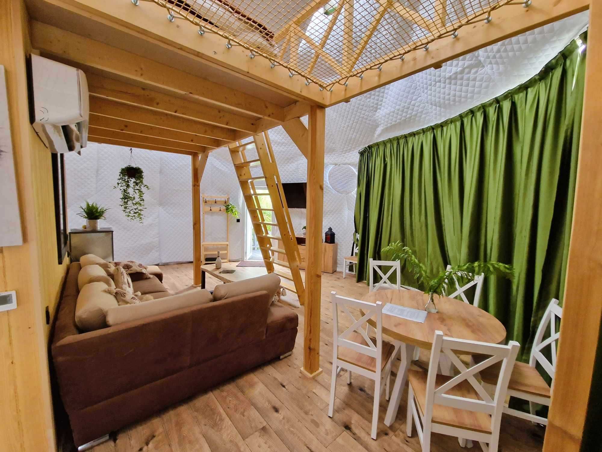 Glamping nas stawem, camping, nocleg, basen, natura