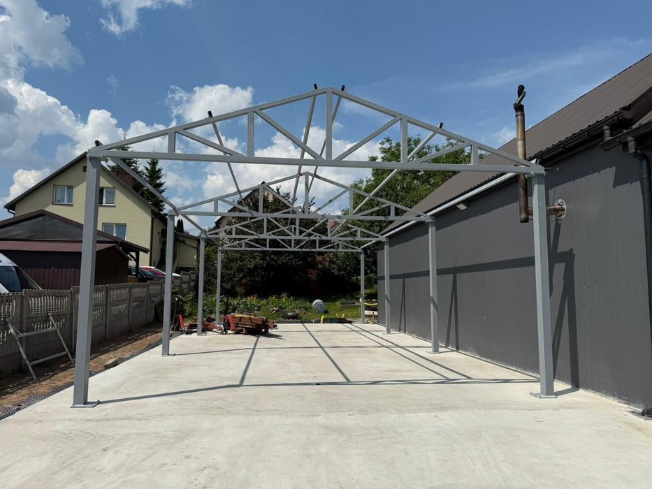 KONSYRYKCJE Stalowe ..Magazyn/ Hala / Garaże.  Wiązary /Słupy