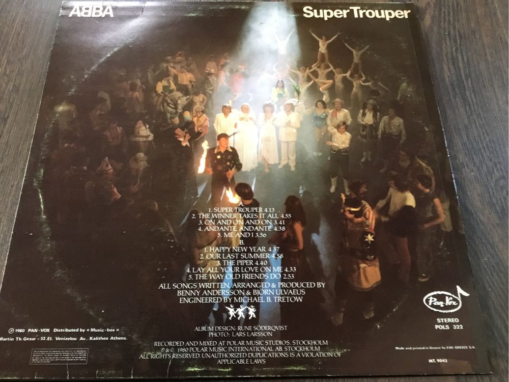 Abba super trouper winyl