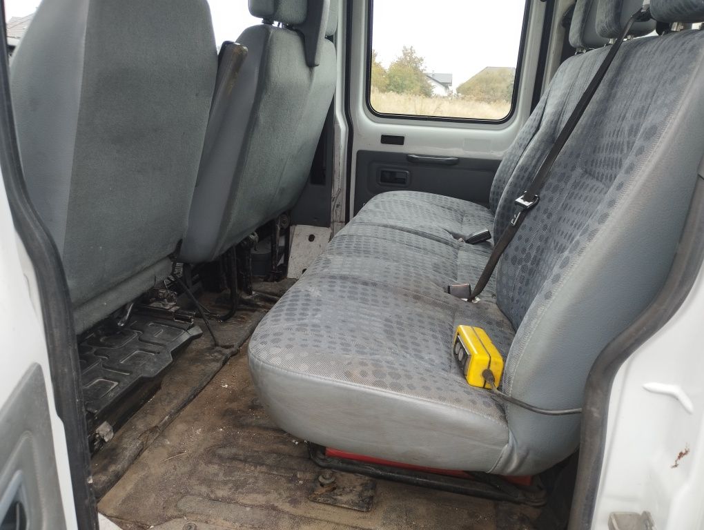 Ford Transit 2.4 140 km Doka 6 osób Wywrotka Kiper Bliźniak