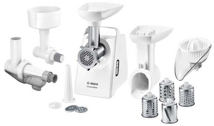 Електром'ясорубка Bosch MFW3X18W, 2000Вт