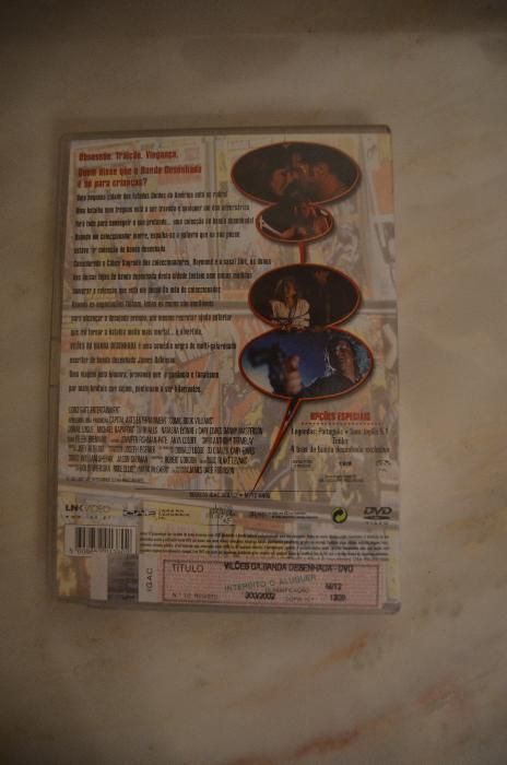 DVD original "Vilões da Banda Desenhada"