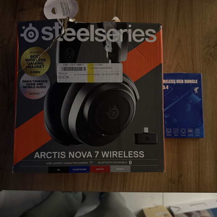SteelSeries Arctis  nova 7 Wireless навушники для PC PS bluetooth