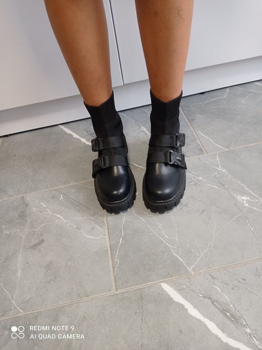 Черевики екошкіра, текстиль