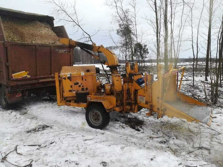 WYCINKA drzew lasów,samosiejek,rębak,mulczowanie,rekultywacja