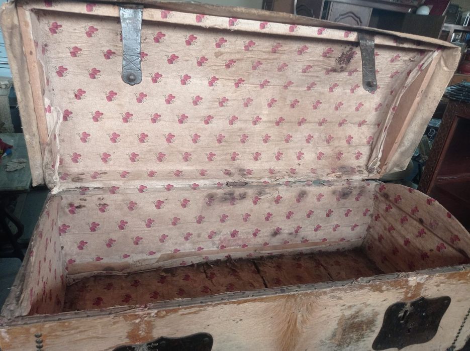 Arca Baú Forrada pele