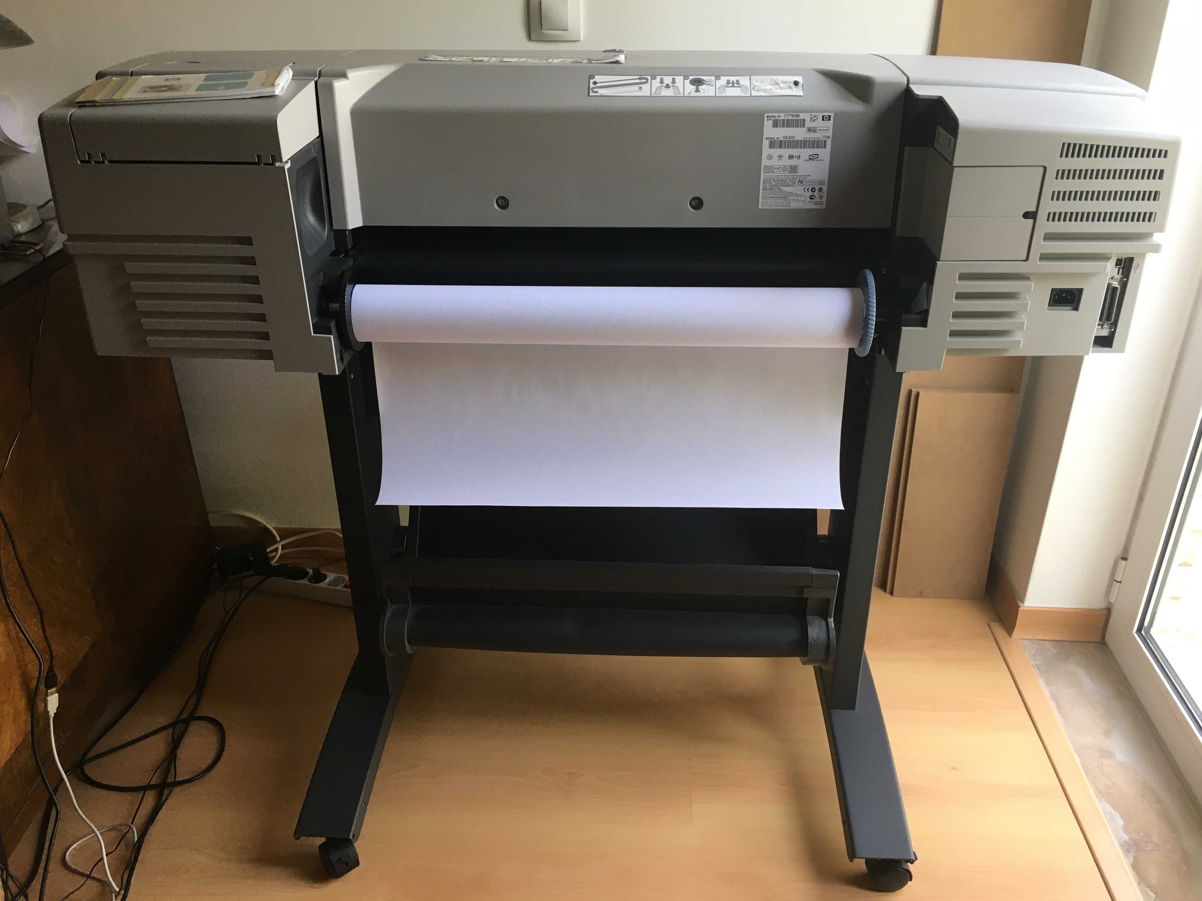 plotter de impressão hp designjet 500