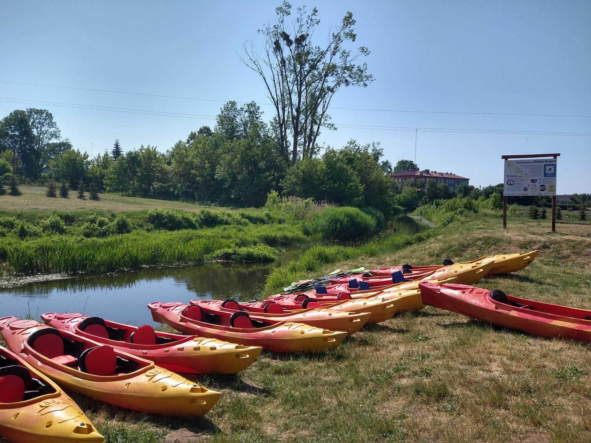 Kajaki, wypożyczalnia kajaków, rzeka Orzyc