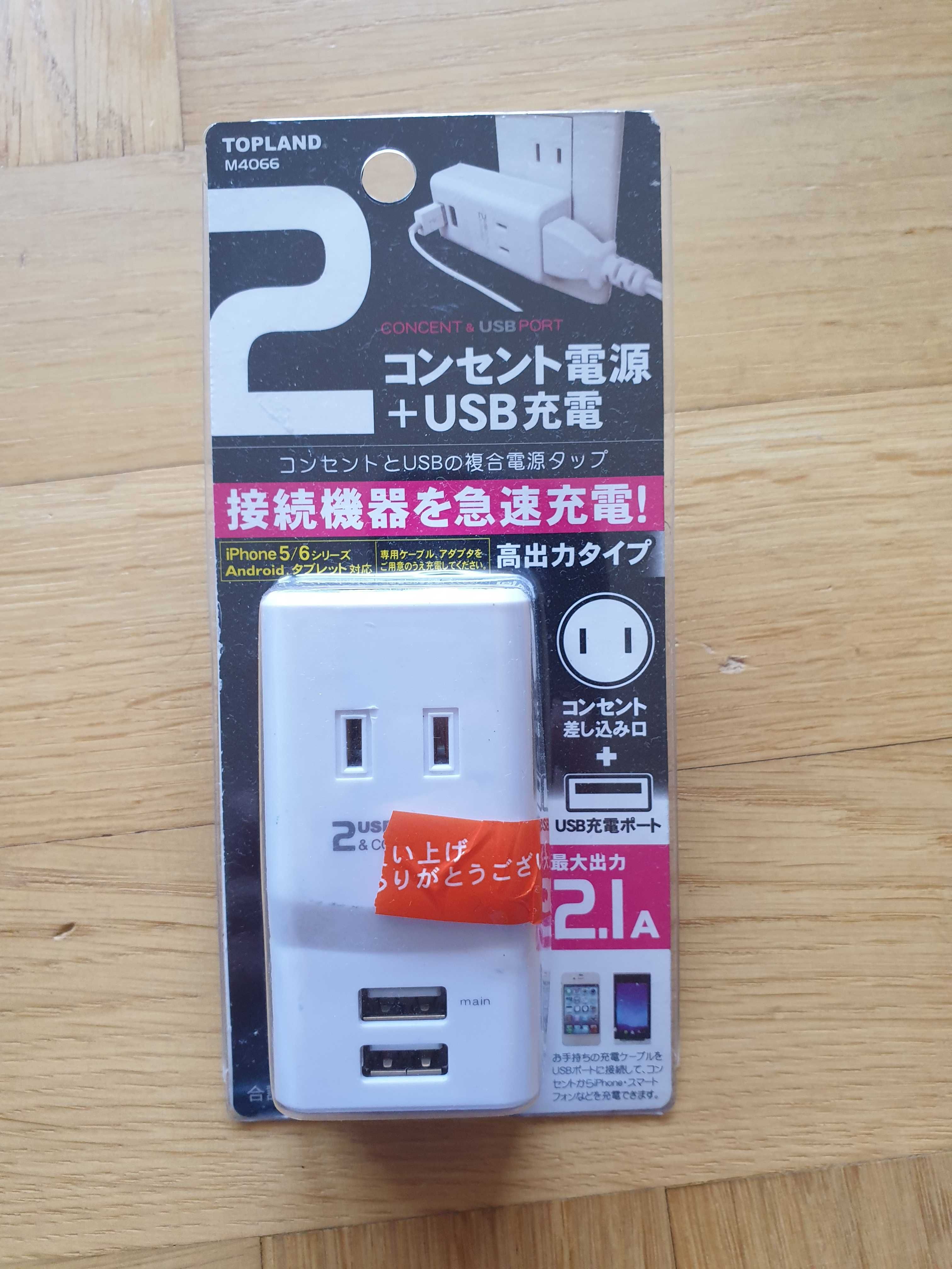Topland M4066, przelotka + 2x USB, Japonia