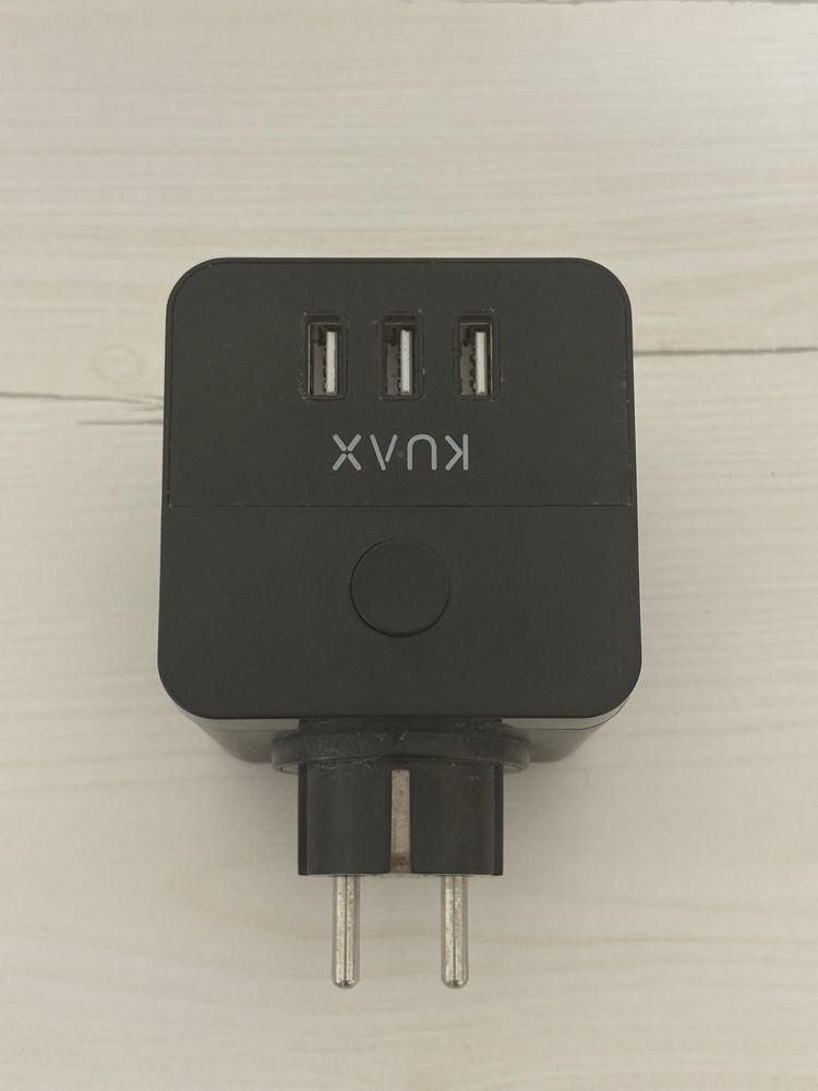 Tomada múltipla 6 em 1 com 3 USB – ideal para casa ou escritório