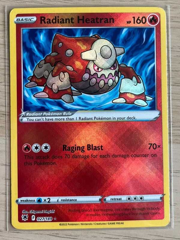 karta pokemon - Radiant Heatran