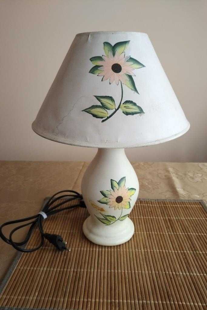 Lampka lampa nocna szafkowa stojąca 3 sztuki