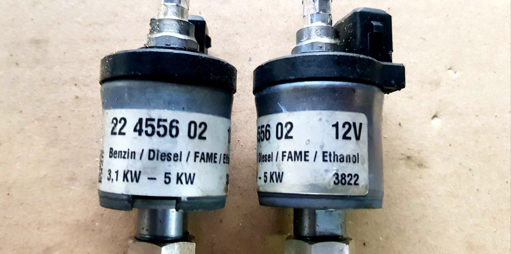 Elektrozawór pompka paliwa Webasto 22.4556.02 NOWE 12V 3,1-5 KW