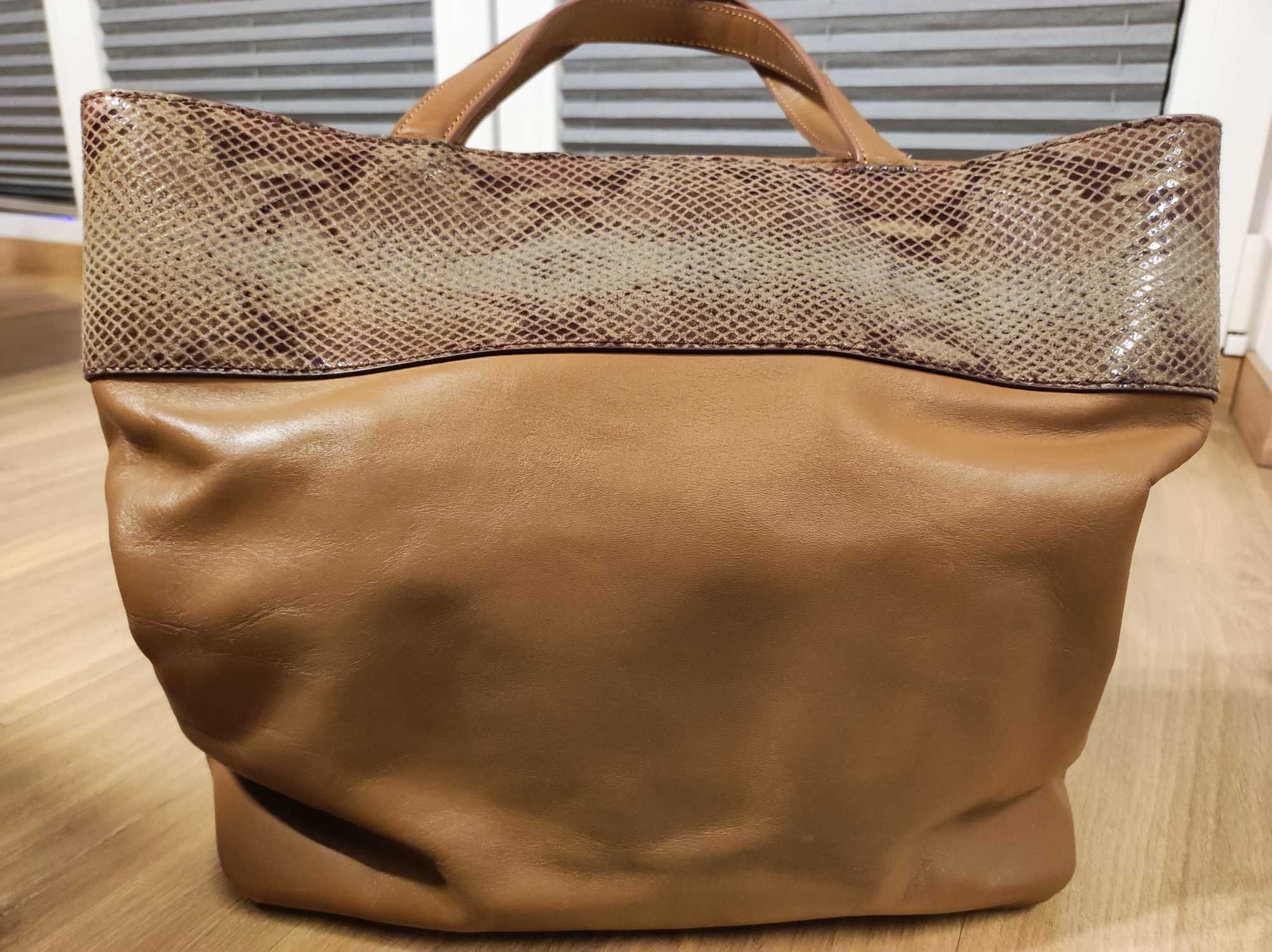 Tommy Hilfiger Torebka Marcia N/S Tote / Brązowy
