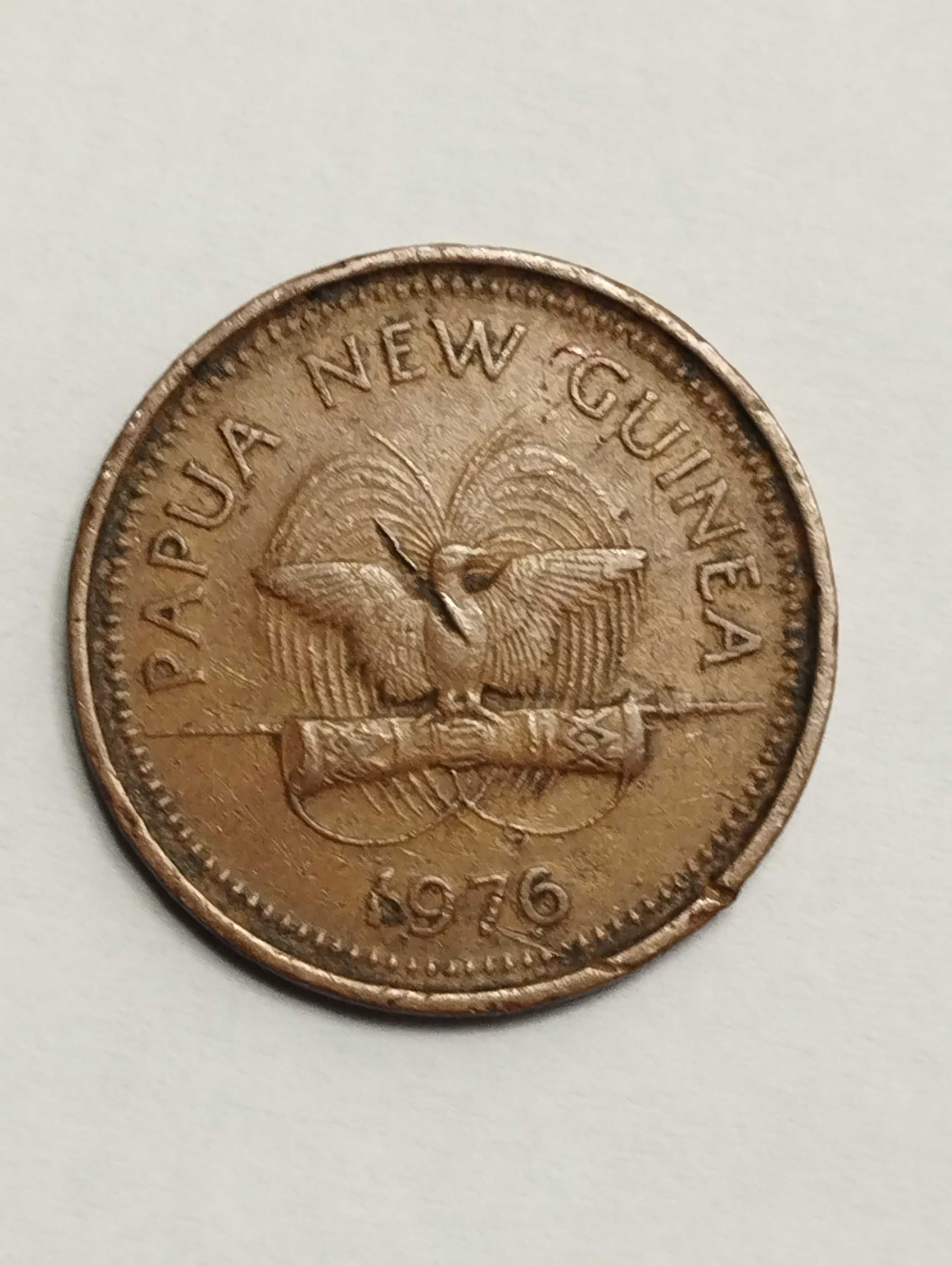 Sprzedam monetę Papua Nowa Gwinea 2 toea 1976r. stan db.