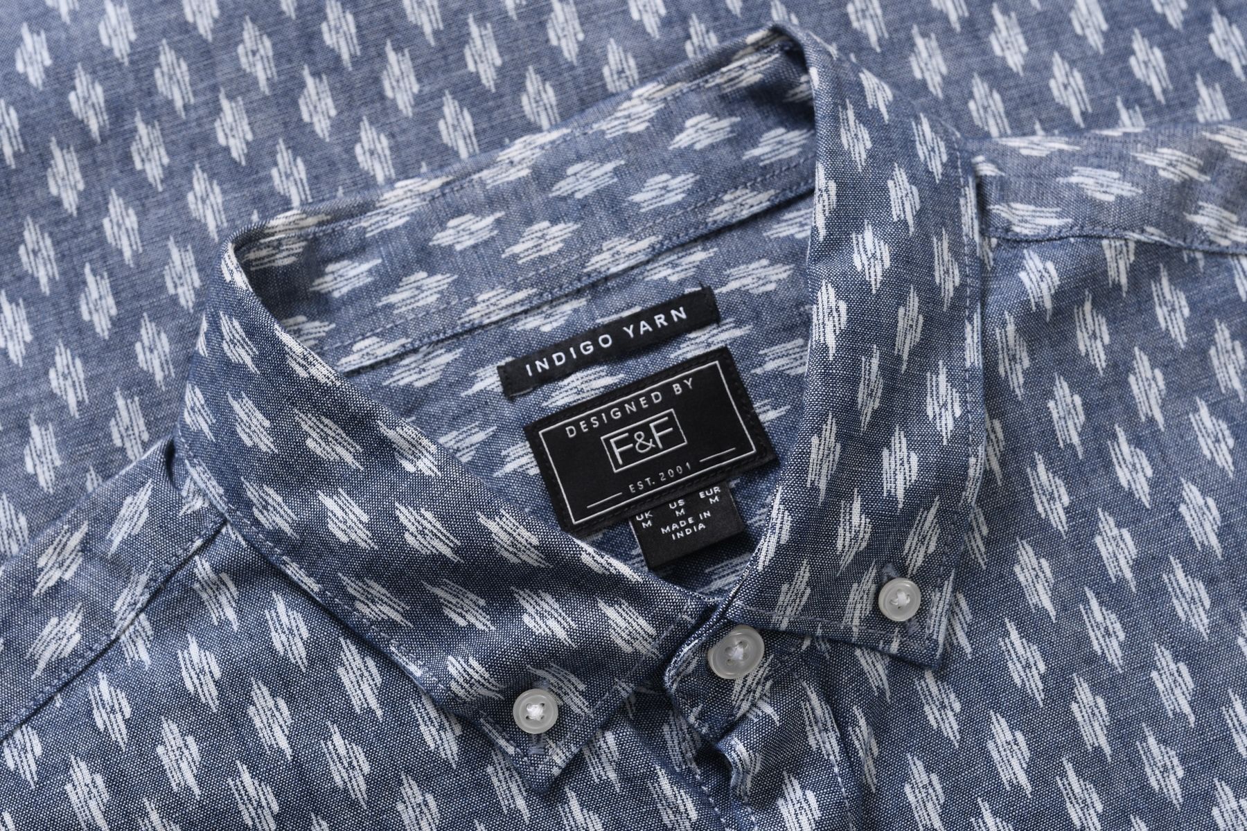 F&F koszula męska z krótkim rękawem M k 42