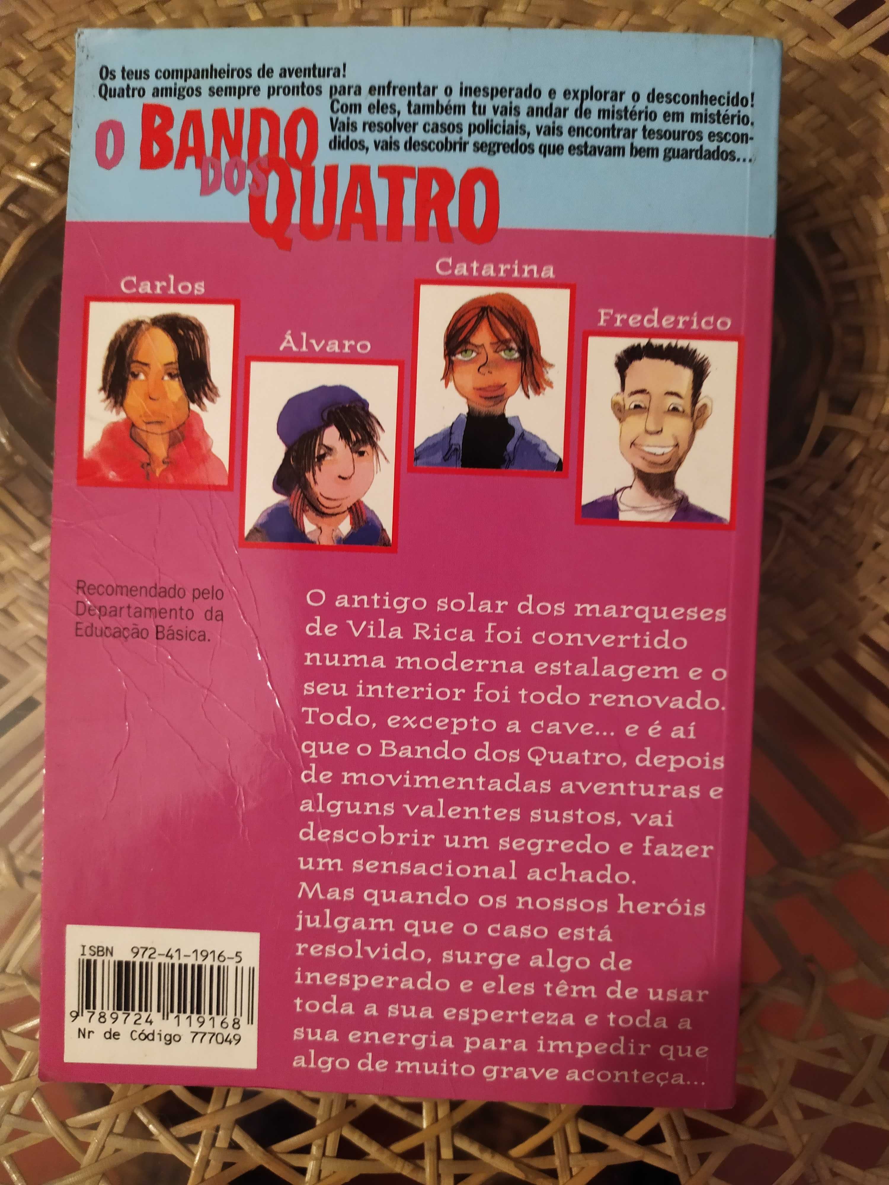 Livro: "O Bando do 4 - Um Segredo na cave"