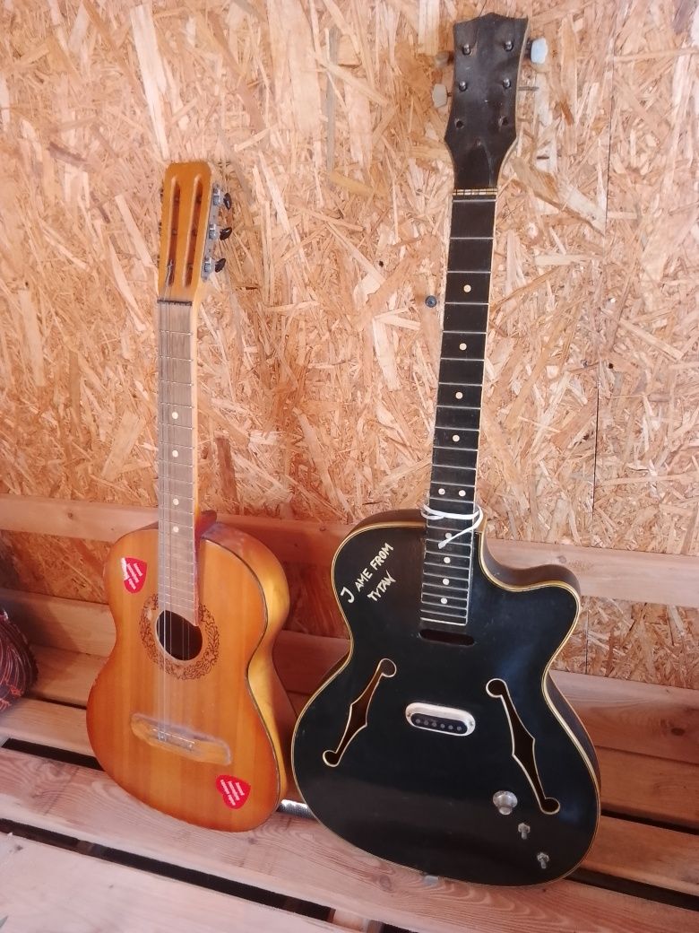 Gitara czarna już sprzedana