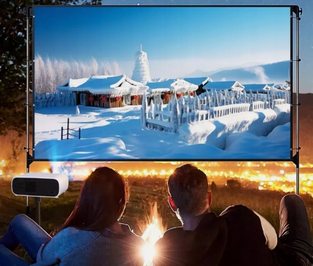 Projektor RZUTNIK WiFi Bluetooth 18000 lumen natywny 1080P iOS/Android