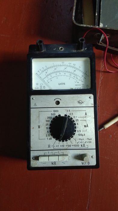 Мультіметр амперметр вольтметр ГОСТ