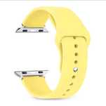 Silikonowy pasek do zegarka Apple Watch Żółty