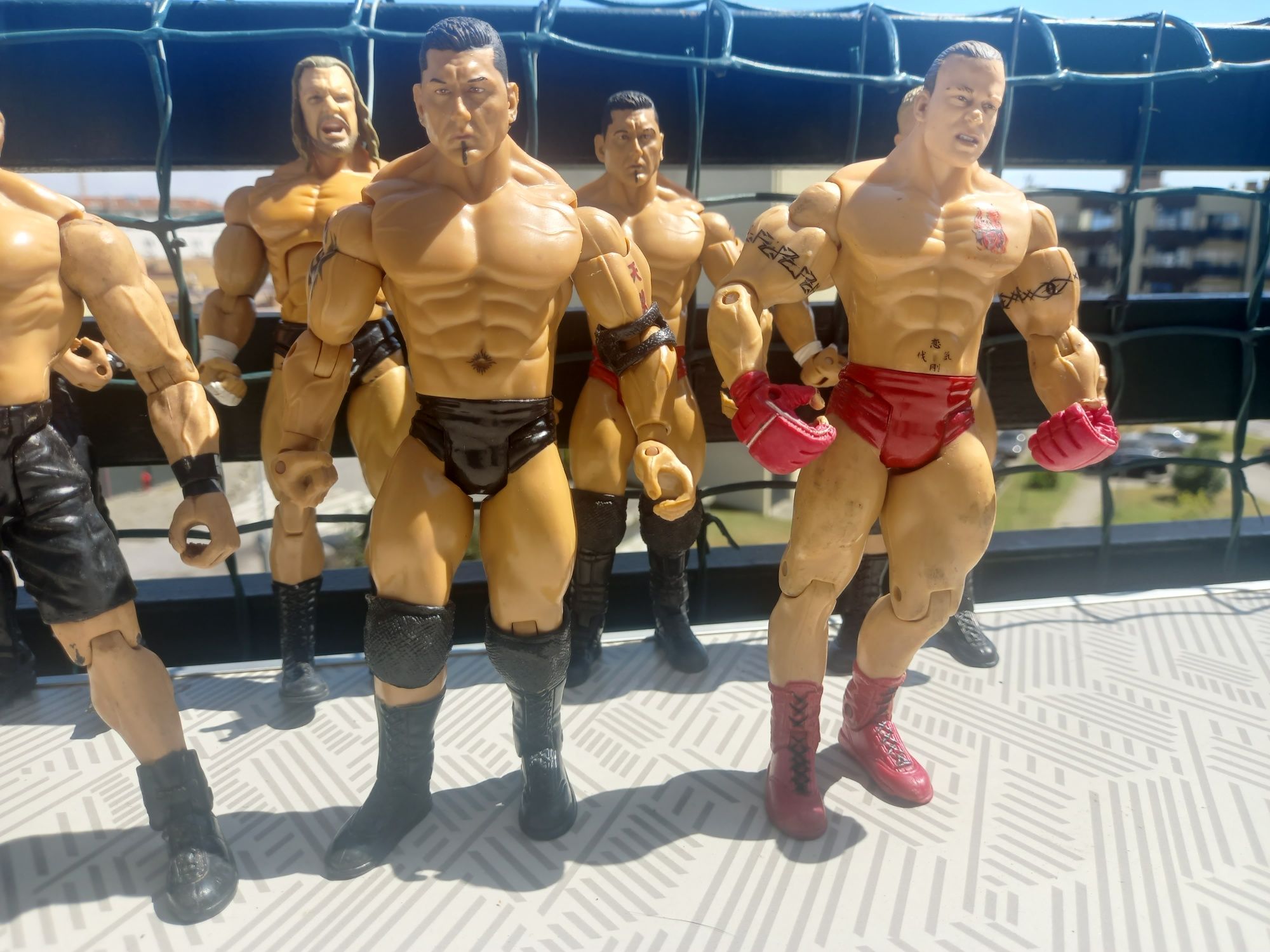 Conjunto 9 figuras WWE