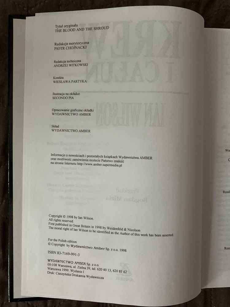 Krew i Całun, Ian Wilson