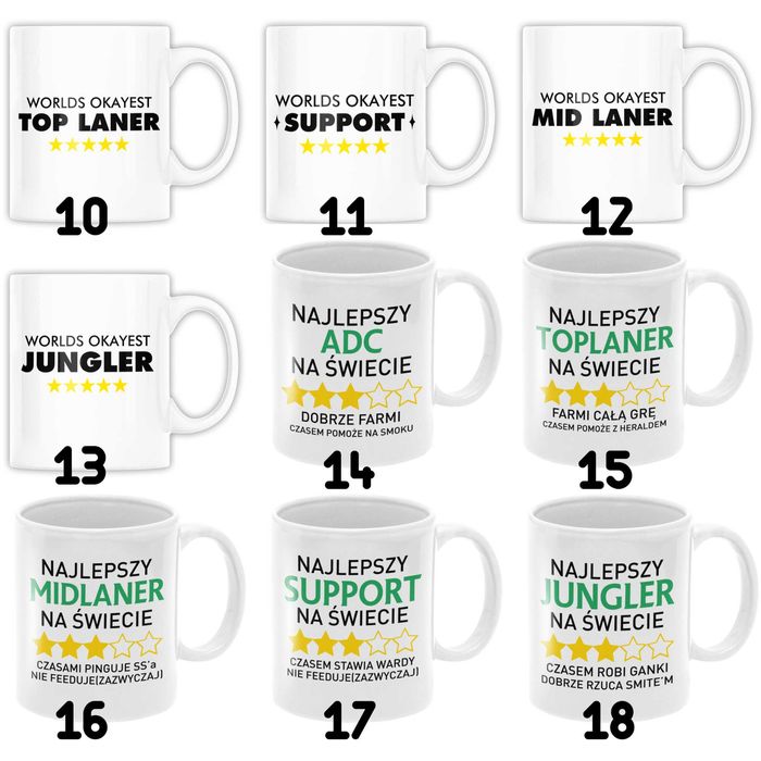 Zac Elo Żelo Zabawny Kubek League Of Legends  Prezent 330ml+Opakowanie