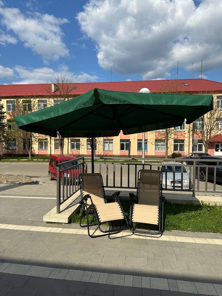 БЕЗ ПЕРЕДОПЛАТ! Парасоля - зонт садова. Садовый зонт. Led-підсвітка