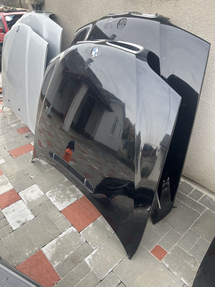 Капот BMW е46  рестайл Чорний Розборка