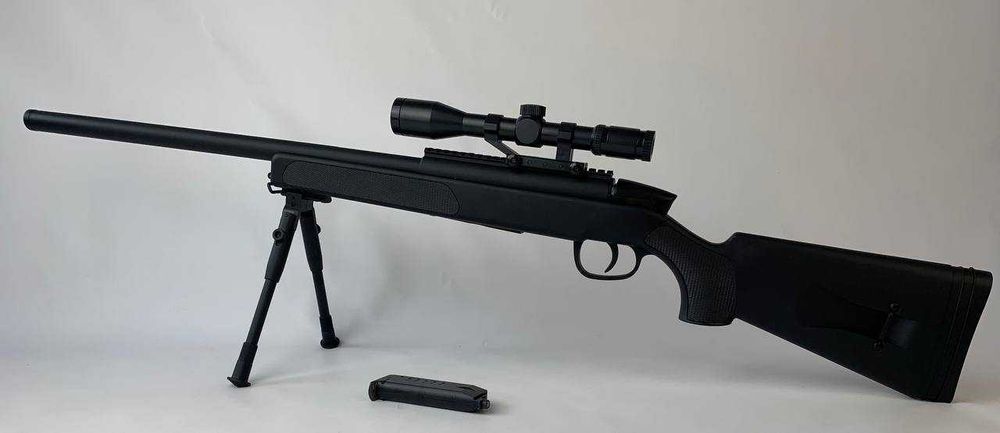 Металева дитяча снайперська гвинтівка Іграшкова реалістична та якісна