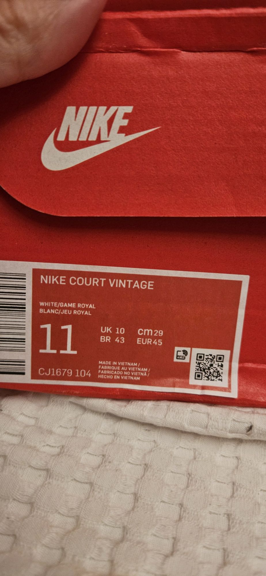 Кеды Nike 45 размер