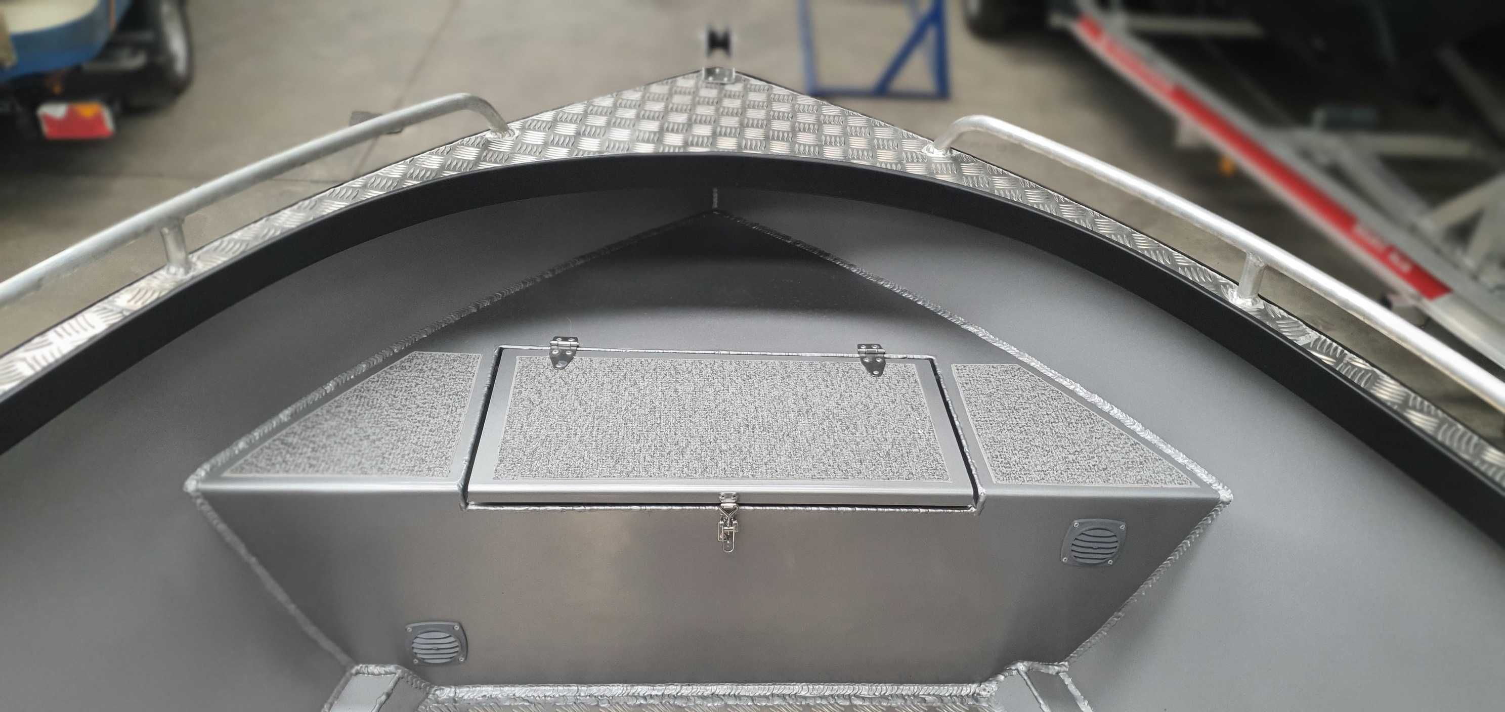 Łódź aluminiowa Viking 460 z silnikiem Mercury F25. Promocja