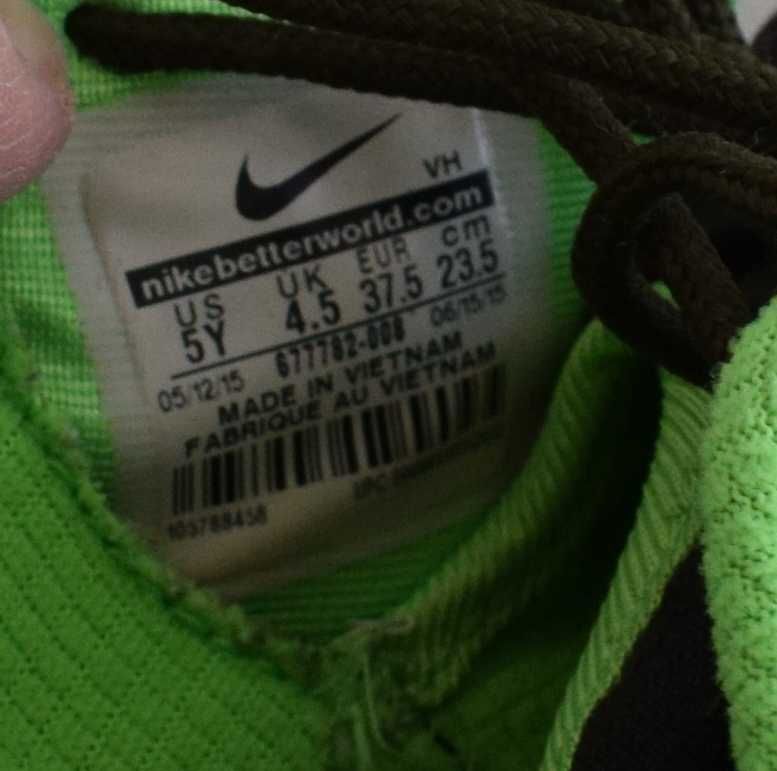 Buty Nike Roshe One Print Gs buty sneakersy 37 ,5 czarne