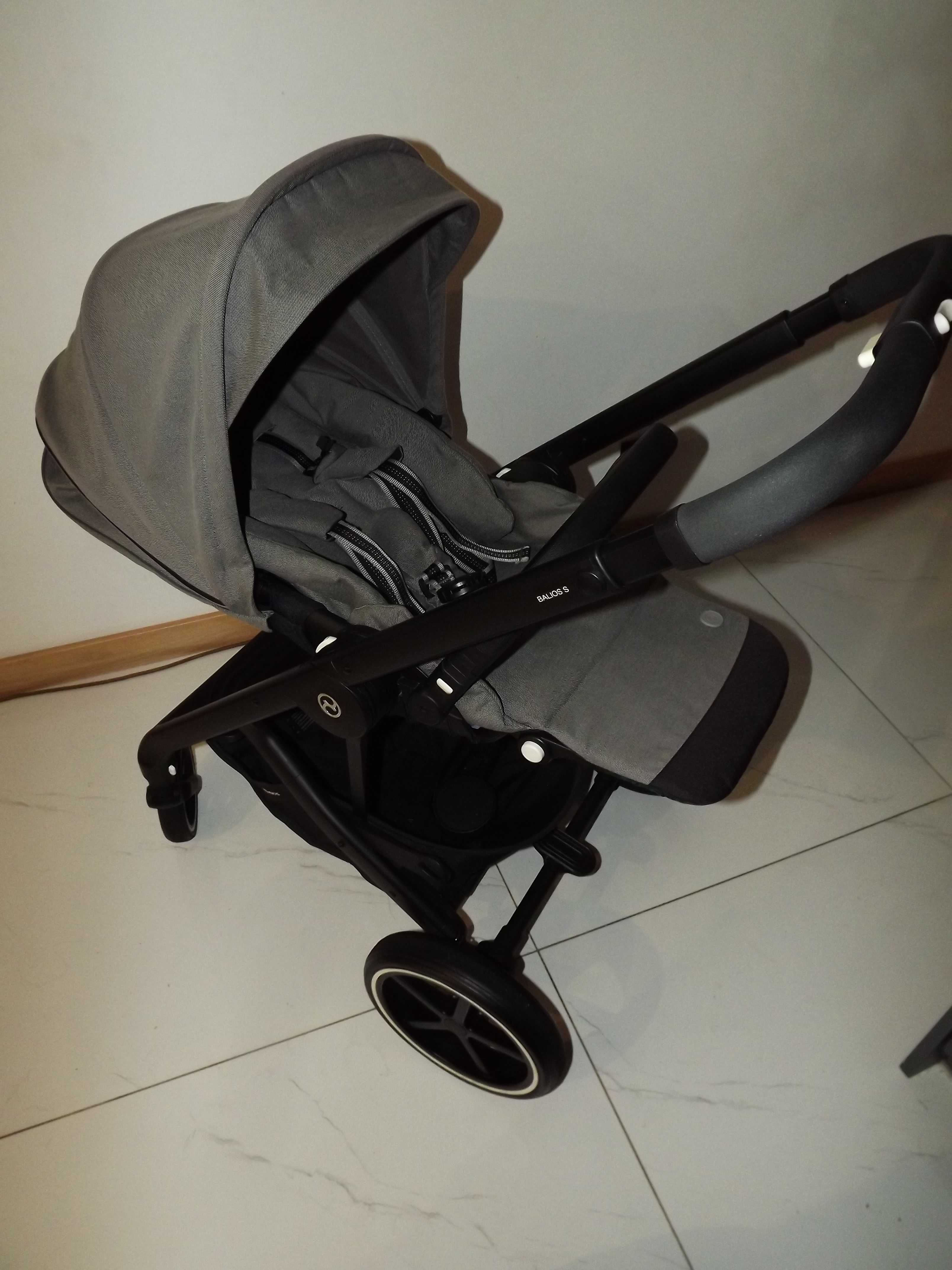 Cybex balios s lux soho grey 3w1 +Baza isofix Lekki kompaktowy
