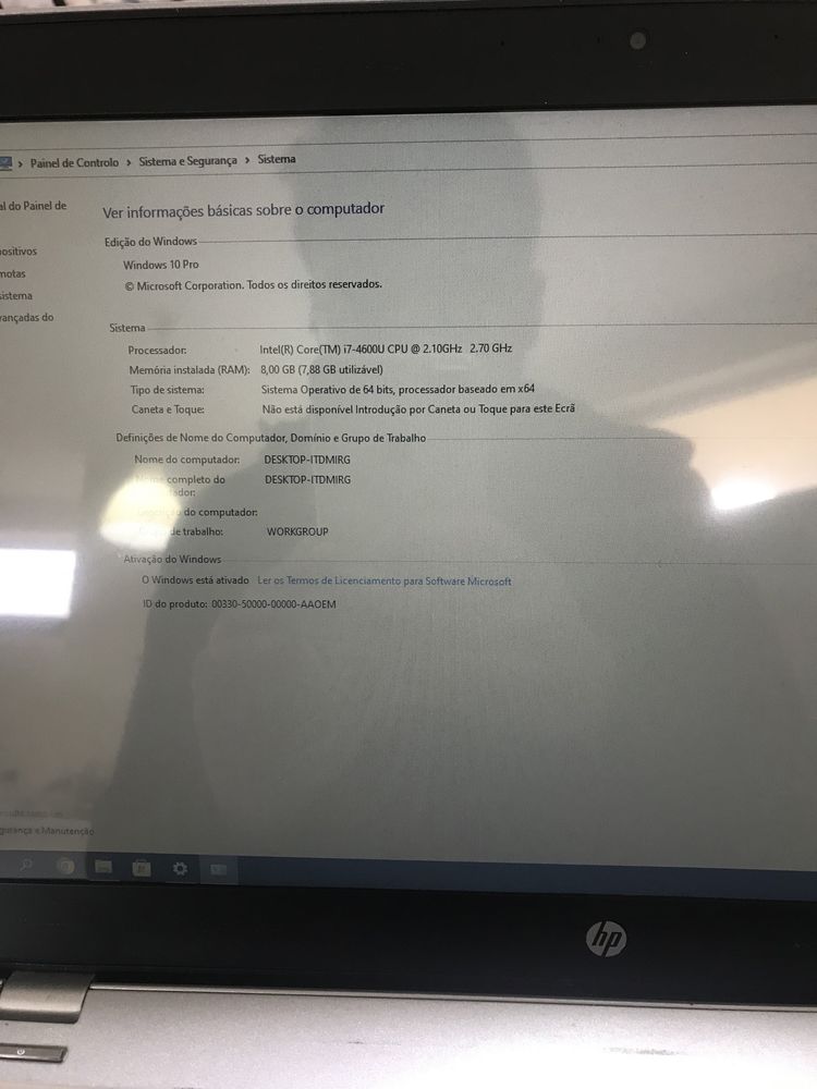 Portatil HP Folio 9490m I7