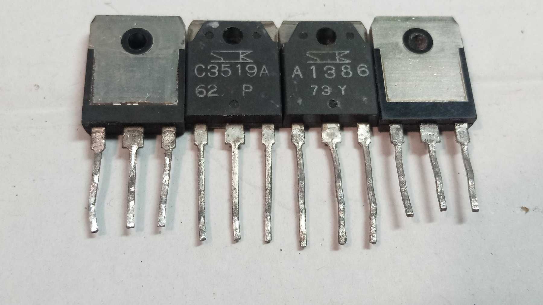 Транзистори 2SA1386 2SC3519, оригінал, б/в.