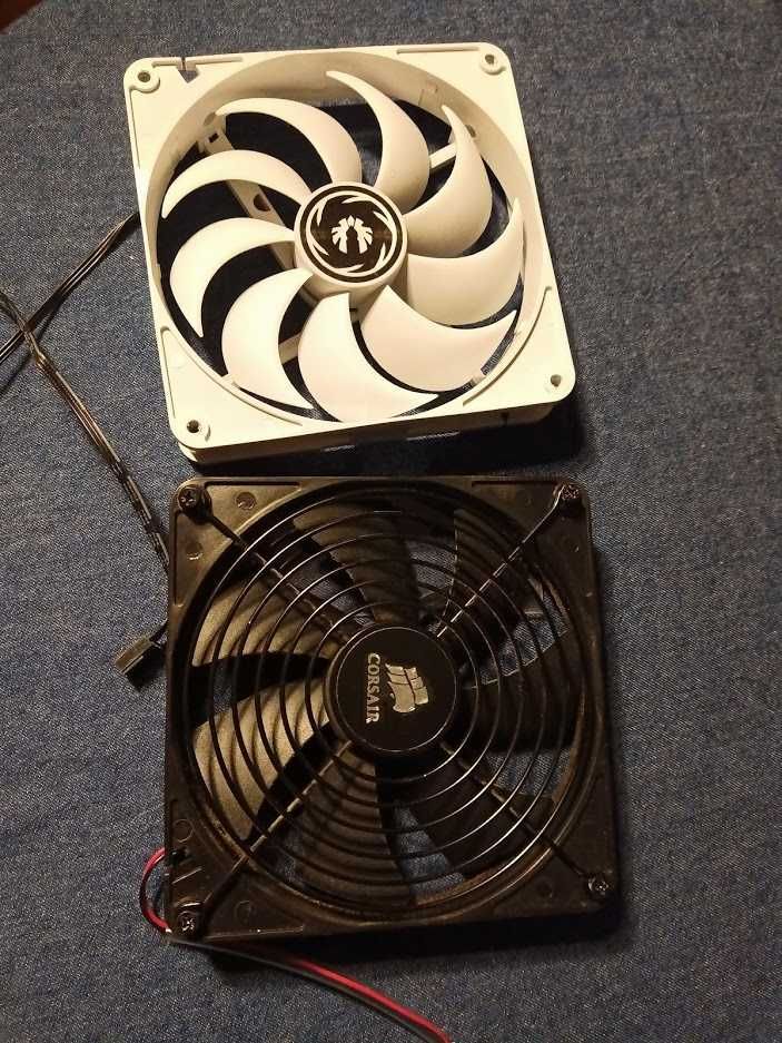 PC Fan 120mm basicas preto/branco